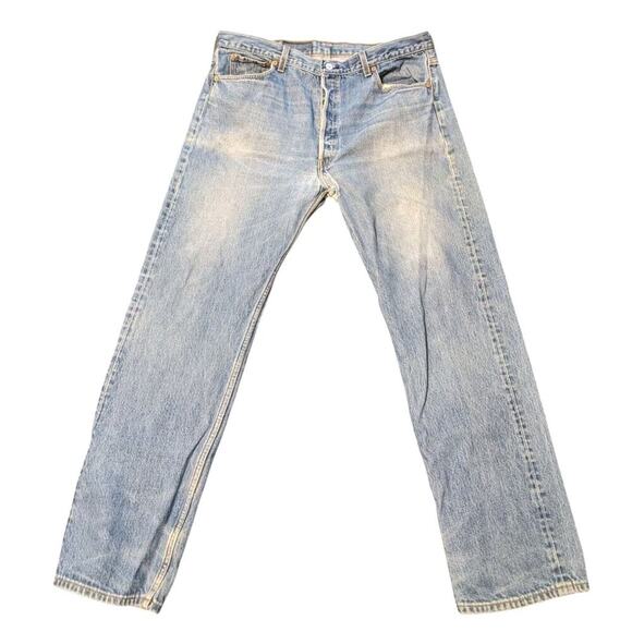 Vintage Levi’s 501 XX Jeans Whiskers Fade 42x36 USA 1994 #480 - Picture 1 of 10